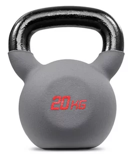 Hop-Sport, Odważnik kettlebell żeliwny, 20kg, szary - Kettlebell - miniaturka - grafika 1