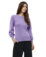Swetry damskie - Peppercorn Damski sweter Gabrina z rękawem 3/4, Bougainvillea Lilac, XS - miniaturka - grafika 1