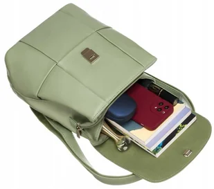 Klasyczny Plecak Damski Ze Skóry Ekologicznej Lumarko! - Plecaki - miniaturka - grafika 8