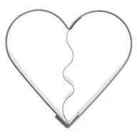 Formy do ciast - Wykrawacz Do Ciastek Stalowy Serce 5,5 Cm - miniaturka - grafika 1