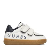 Buty dla chłopców - Sneakersy Guess CEO-CI12-SS2026(CH) Biały - miniaturka - grafika 1
