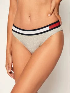 Majtki damskie - Tommy Hilfiger Figi klasyczne Bikini UW0UW01560 Szary - grafika 1