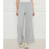Dresy damskie - EA7 Spodnie dresowe | flare fit - miniaturka - grafika 1