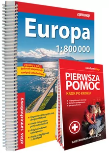 Europa atlas samochodowy 1:800 000 - Atlasy i mapy - miniaturka - grafika 1