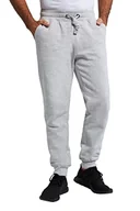 Bluzy męskie - JP 1880 Męska bluza Jay-PI Sweat, elastyczny ściągacz, nowoczesny krój, do 8 XL spodnie, szary melanż, L - miniaturka - grafika 1