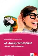  44 Aussprachespiele  Deutsch als Fremdsprache, m. 2 Audio-CDs + Online-Angebot