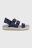 Sandały damskie - Keen sandały Elle Strappy damskie kolor granatowy na platformie - miniaturka - grafika 1