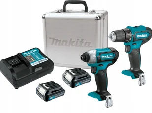 MAKITA Zstaw Combo wkrętarka DF333D + zakrętak udarowy TD110D - Zestawy elektronarzędzi - miniaturka - grafika 2