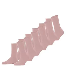 FALKE Kobiety Skarpety Happy 6-Pack W SO Bawełna jednokolorowe 6 Pak, Różowy (Blossom 8645), 35-38 - Skarpetki damskie - miniaturka - grafika 1