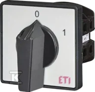 Wyłączniki światła i elektryczne - ETI polam Łącznik krzywkowy 0-1 3P 32A ETICAM CS 32 10 U 004773019 004773019 - miniaturka - grafika 1