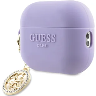 Guess GUAP23DSLGHDU AirPods Pro 2 cover purpurowy/purple 3D Rubber 4G Diamond Charm - Akcesoria do słuchawek - miniaturka - grafika 5