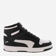 Buty dla chłopców - Jesienne trzewiki chłopięce Puma Rebound Layup SL Jr 37048601 37 (4UK) Czarne (4060981199557) - miniaturka - grafika 1