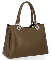 Torebki damskie - Torebka damska kuferek David Jones Khaki - miniaturka - grafika 1