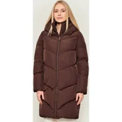 Kurtki damskie - GUESS Puchowy płaszcz ELEONOR - miniaturka - grafika 1