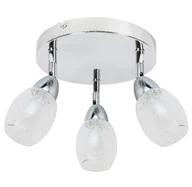 Lampy sufitowe - Okrągły srebrny plafon led - K521 Z2-P29 - miniaturka - grafika 1