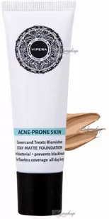 VIPERA COS-MEDICA - ACNE-PRONE SKIN - STAY MATTE FOUNDATION - Podkład matująco-kryjący do cery trądzikowej - 04 - CHAMPAGNE - Podkłady do twarzy - miniaturka - grafika 1
