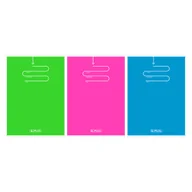 Zeszyty szkolne - Herlitz Zeszyt A5 60 Linia Neon Color Blocking 9583220 - miniaturka - grafika 1