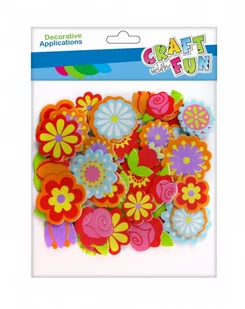 Craft with Fun Ozdoba dekoracyjna Eva Kwiatk samoprzylepna 48szt Pbh 12/288 - Pozostałe akcesoria dla plastyków - miniaturka - grafika 1