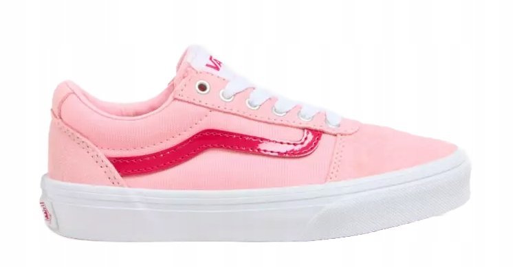 VANS WARD TRAMPKI DZIECIĘCE RÓŻOWE Z LAKIEROWANYM PASKIEM 29 6CA