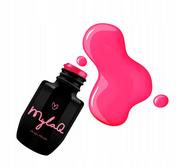 Lakiery hybrydowe - MyLaq Lakier Hybrydowy MylaQ My Electric Pink - 5 ml M014 - miniaturka - grafika 1