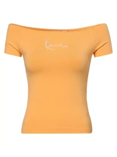 Karl Kani - T-shirt damski, pomarańczowy - Koszulki i topy damskie - miniaturka - grafika 1