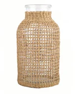 Wazony i flakony - Wazon słój szklany z plecionką boho / HomeDot - miniaturka - grafika 1