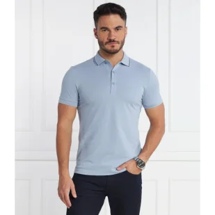 BOSS GREEN Polo Paule 4 | Slim Fit | pima - Koszule męskie - miniaturka - grafika 1