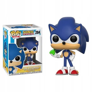 Funko Sonic the Hedgehog Sonic z Emerald Vinyl Figure 284 figurka kolekcjonerska, STANDARD, standardowe - Figurki kolekcjonerskie - miniaturka - grafika 2