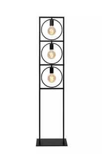 Lucide Suus 00727/03/30 lampa stojąca podłogowa 3x40W E27 czarna - Lampy stojące - miniaturka - grafika 1