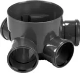 Magnaplast Kineta 3 dopływy z uszczelką typ 315 RWK 316/160mm 33111 - Odwodnienia, kanały i akcesoria - miniaturka - grafika 1