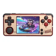 Konsole i gry retro - MIYOO A30 Game Console 128GB 2 8-inch IPS Screen 2600mAh Battery Linux System 2 4G WiFi - Red Golden - miniaturka - grafika 1