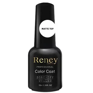 Reney, Matte, top velvet no wipe, 10 ml - Utwardzacze do paznokci - miniaturka - grafika 1