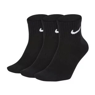 Skarpety Nike Everyday Lightweight Ankle 3Pak M SX7677 (kolor Czarny, rozmiar 47 - 50) - Skarpetki damskie - miniaturka - grafika 1