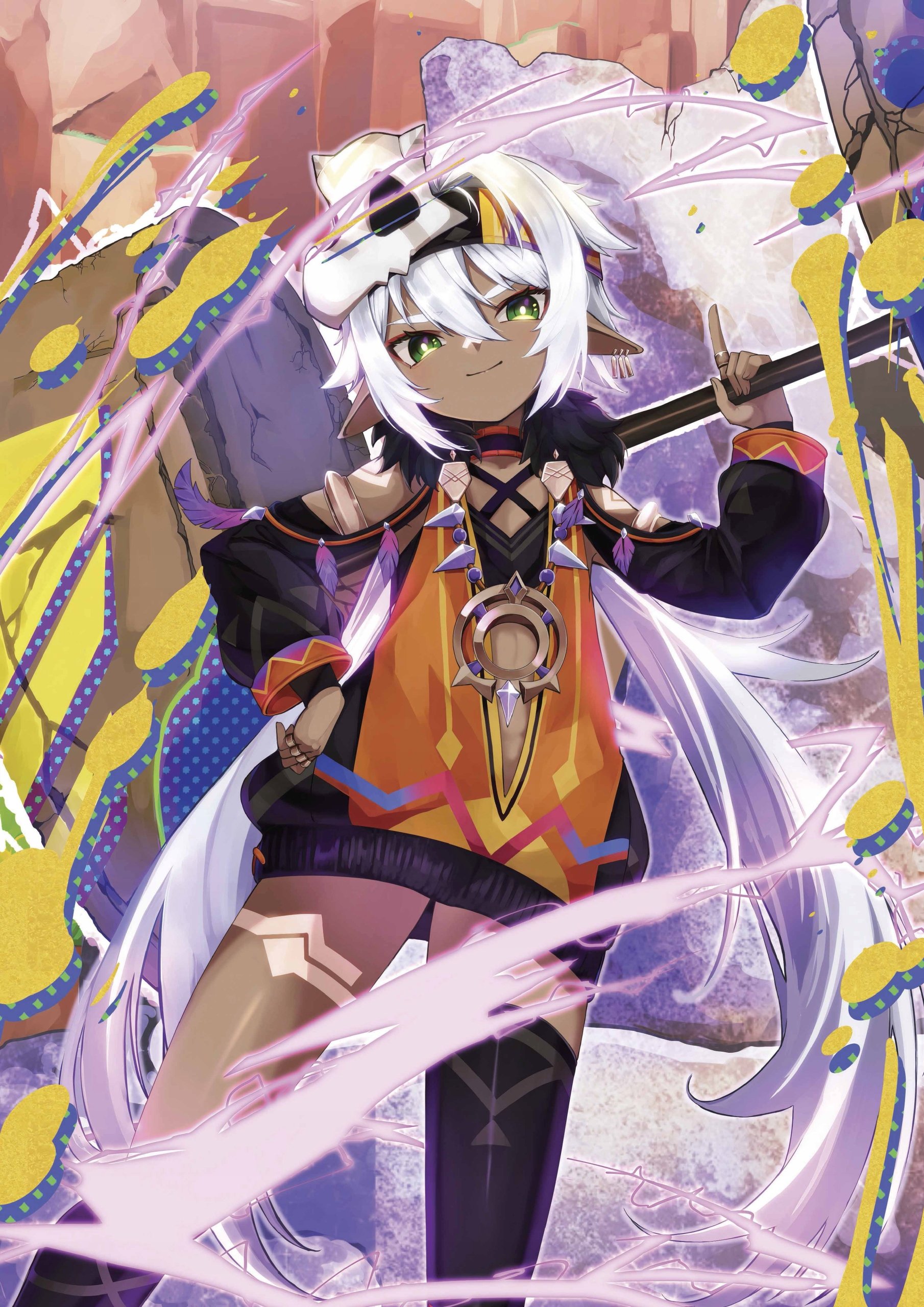 Plakat A3 Genshin Impact Anime Gra Iansan
