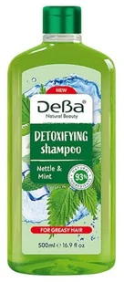 Detoksikuojantis šampūnas su dilgėlėmis ir mėtomis DeBa Natural Beauty, 500 ml - Szampony do włosów - miniaturka - grafika 1