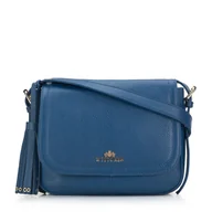 Torebki damskie - Damska torebka saddle bag ze skóry mała - miniaturka - grafika 1