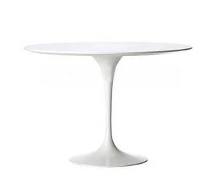 D2.Design Stół Fiber o120 biały MDF 64782 - Stoły - miniaturka - grafika 1