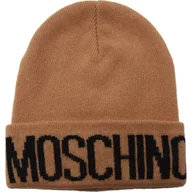 Czapki damskie - Moschino Czapka | z dodatkiem wełny i kaszmiru - miniaturka - grafika 1