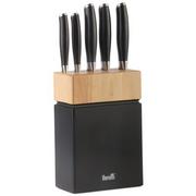 Noże kuchenne - Berretti - 5X Nóż - Noże W Bloku + Blok - Komplet - Br-7962 - miniaturka - grafika 1