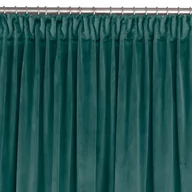 Zasłony - Zasłona VILA kolor morski styl klasyczny taśma smok transparentna 7,5 cm velvet 135x245 homede - CURT/HOM/VILA/VELVET/PLEAT/D/75 - miniaturka - grafika 1