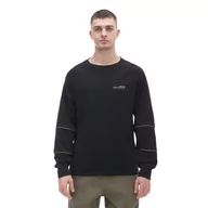 Koszulki męskie - Cropp - Czarny t-shirt longsleeve z efektem reflective - Czarny - miniaturka - grafika 1
