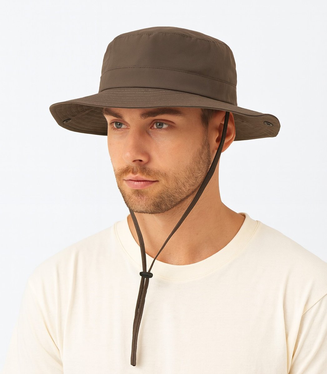 Kapelusz męski rybacki BUCKET z troczkiem i regulacją