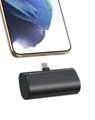Powerbanki - Veger Power bank Veger PlugOn - 5000mAh z wbudowanym złączem USB-C PD20W W0556P - miniaturka - grafika 1