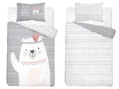 Pościel dla dzieci - Detexpol, Pościel bawełniana, Maya Moo, 3960B, 90x120 cm - miniaturka - grafika 1