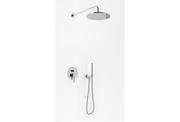 Zestawy prysznicowe - Kohlman Axel Zestaw prysznicowy podtynkowy z deszczownicą 30 cm chrom QW210AR30 - miniaturka - grafika 1