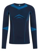 Kalesony - Odlo Podkoszulek funkcyjny "Fundamentals Performance" w kolorze granatowym - miniaturka - grafika 1