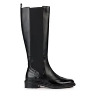 Kozaki damskie - Oficerki Geox D Walk Pleasure D36TGH 04948 C9999 Czarny - miniaturka - grafika 1