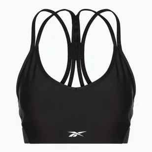 Biustonosz treningowy Reebok Lux Low Impact Bra black WYSYŁKA W 24H 30 DNI NA ZWROT - Bielizna sportowa damska - miniaturka - grafika 1