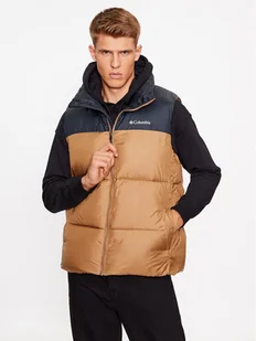 Columbia Kamizelka Puffect™ II Vest Brązowy Regular Fit - Kamizelki męskie - miniaturka - grafika 1