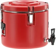 Wyposażenie lokali gastronomicznych - TERMOS TRANSPORTOWY OKRĄGŁY Z KRANIKIEM 15L - miniaturka - grafika 1